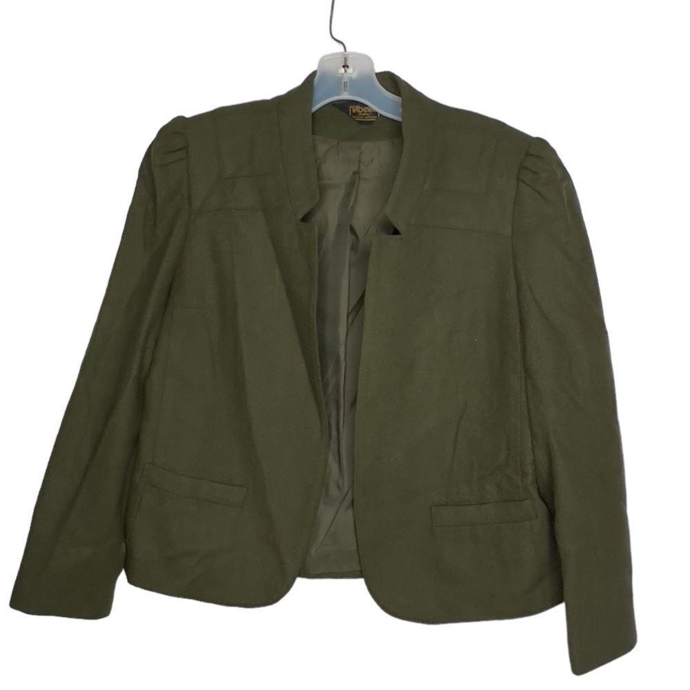 Vintage L'Abeille Beeline Designer Collection Wool Suit Jacket